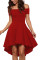 Hot Red All The Rage Skater Dress