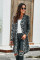 Black Leopard Print Long Cardigan