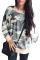 Khaki Green Digital Camo Print Sweatshirt