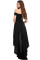 Black High Low Hem Off Shoulder Prom Dress