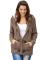Sidefeel Women's Button Up Cardigan Hooded Sweater Coat Winter Outwear with Pockets