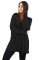 Black Oversized Cozy up Knit Sweater