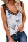 White Tropical Love Lace Cami Tank
