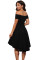 Black All The Rage Skater Dress