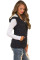 Black Cable Knit Hooded Sweater Vest