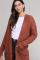 Red Pebble Beach Textured Cardigan