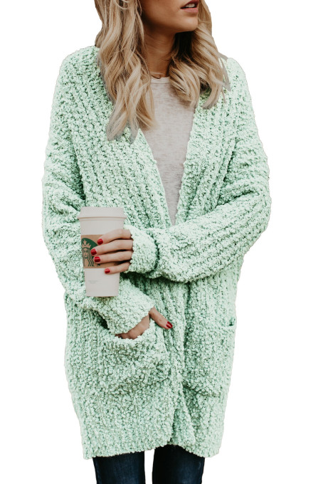 Mint Pebble Beach Textured Cardigan