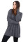 Gray Oversized Cozy up Knit Sweater