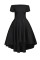 Black All The Rage Skater Dress