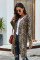 Snake Print Long Cardigan