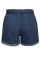 Medium Blue Paper Bag Waist Denim Shorts