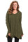 Army Green Oversized Cozy up Knit Sweater