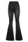 Black Distressed Bell Bottom Denim Pants