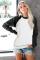 White Camo Print Long Sleeve Sweatshirts