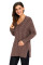 Mocha Oversized Cozy up Knit Sweater