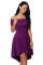Purple All The Rage Skater Dress
