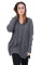 Gray Oversized Cozy up Knit Sweater