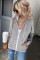Gray  Zip-up Hoodie Jacket