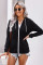 Black Zip-up Hoodie Jacket