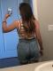 Light Blue Paper Bag Waist Denim Shorts