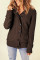 Sidefeel Women's Cardigan Hooded Fleece Lined Jackets Winter Cable Knit Sweater Coat