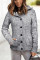 Sidefeel Women's Cardigan Hooded Fleece Lined Jackets Winter Cable Knit Sweater Coat