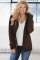 Sidefeel Women's Cardigan Hooded Fleece Lined Jackets Winter Cable Knit Sweater Coat
