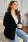 Sidefeel Women's Cardigan Hooded Fleece Lined Jackets Winter Cable Knit Sweater Coat
