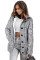 Sidefeel Women's Cardigan Hooded Fleece Lined Jackets Winter Cable Knit Sweater Coat