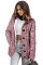 Sidefeel Women's Cardigan Hooded Fleece Lined Jackets Winter Cable Knit Sweater Coat