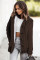 Sidefeel Women's Cardigan Hooded Fleece Lined Jackets Winter Cable Knit Sweater Coat