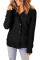Sidefeel Women's Cardigan Hooded Fleece Lined Jackets Winter Cable Knit Sweater Coat