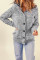 Sidefeel Women's Cardigan Hooded Fleece Lined Jackets Winter Cable Knit Sweater Coat