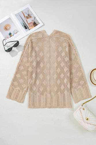 Sidefeel Lightweight Cardigans for Women Long Sleeve Open Front Crochet Sweaters Summer Outfits Boho Loose Beach Cover Ups