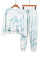 Mint Tie Dye Knit Long Sleeve Joggers Set