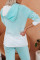 Green Utopia Cotton Blend Tie Dye Hoodie Joggers Loungewear