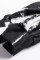 Black Tie Dye Knit Long Sleeve Joggers Set
