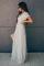 Gray Fill Your Heart Lace Maxi Dress