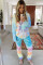 Multicolor Utopia Cotton Blend Tie Dye Hoodie Joggers Loungewear