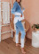 Blue Utopia Cotton Blend Tie Dye Hoodie Joggers Loungewear