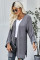 Gray Knit Cardigan