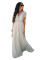 Gray Fill Your Heart Lace Maxi Dress