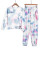 Multicolor Tie Dye Knit Long Sleeve Joggers Set