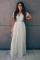 Gray Fill Your Heart Lace Maxi Dress