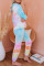 Multicolor Utopia Cotton Blend Tie Dye Hoodie Joggers Loungewear