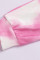 Pink Tie Dye Knit Long Sleeve Joggers Set