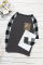 Plaid Splicing Sequined Pocket Long Sleeve Top