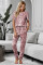 Red Tie-dye T-shirt Pants PJ Set