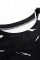 Black Tie Dye Knit Long Sleeve Joggers Set