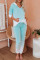 Green Utopia Cotton Blend Tie Dye Hoodie Joggers Loungewear